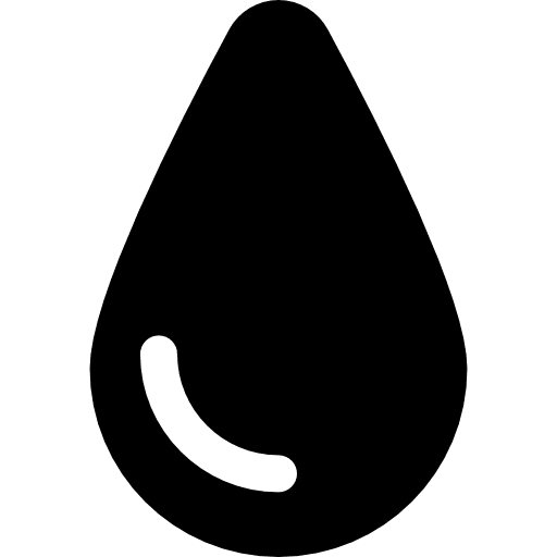 Drop with shine droplet drops water icon