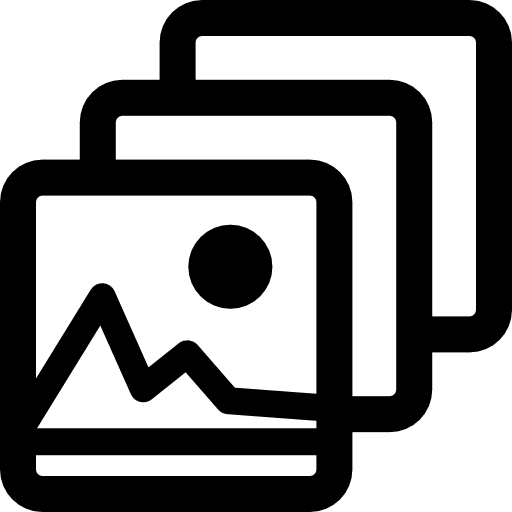 Multiple images slides image picture icon