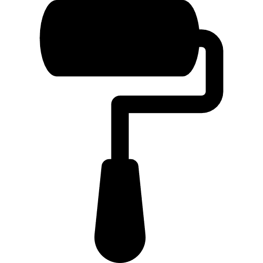 Paint tool painter paint roller paint icon