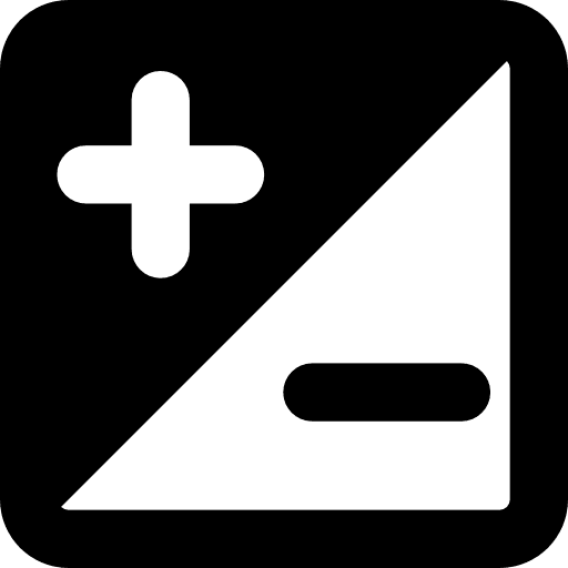 Plus and minus square add subtraction plus icon