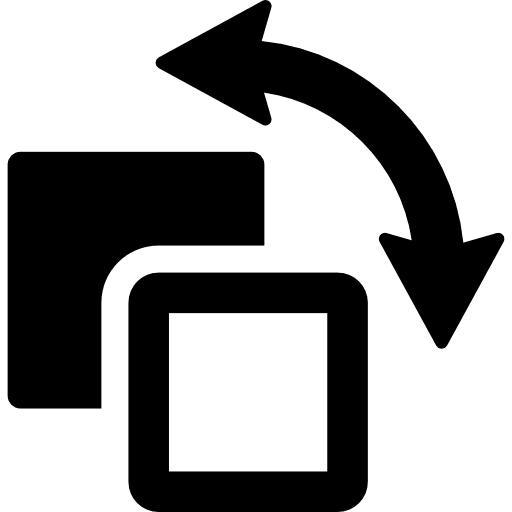 Invert tool interface square graphics editor icon