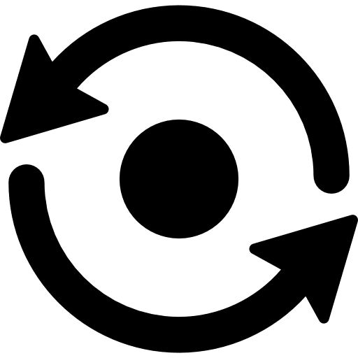 Sync symbol circle circular sync icon