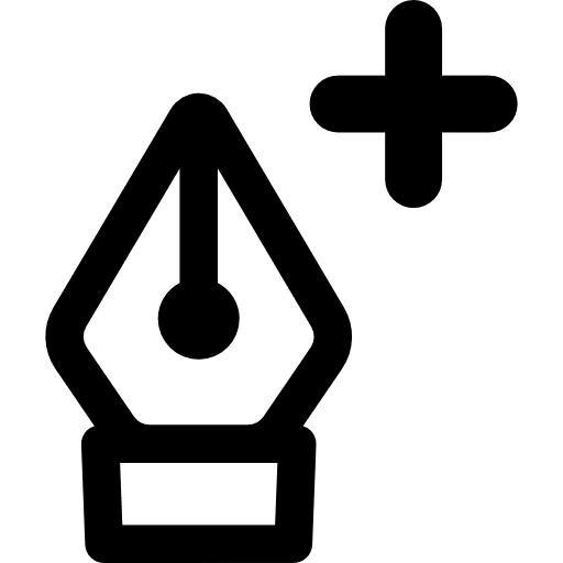 Add anchor point illustration vector modifier icon