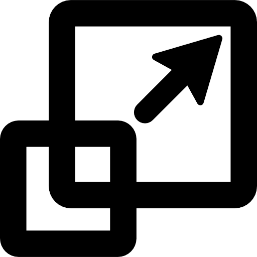 Scale squares pointer squares scale icon