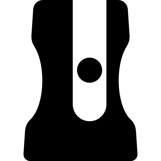 Sharpener writing office material writing tool icon