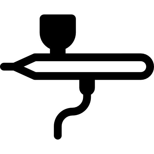 Painting airbrush painting tool painting paint brush icon