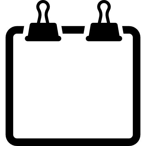 Double paper clipbord notepad writing notebooks icon