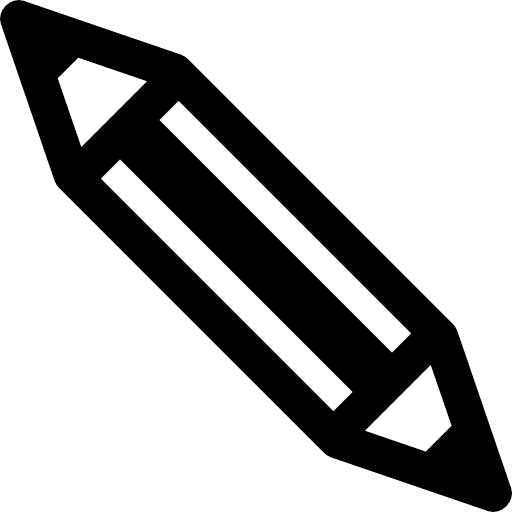 Double pencil pencils school materials writing icon