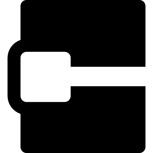 Butt cap technology connectivity connector icon