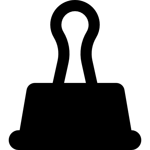 Office clip attach clip attachment icon