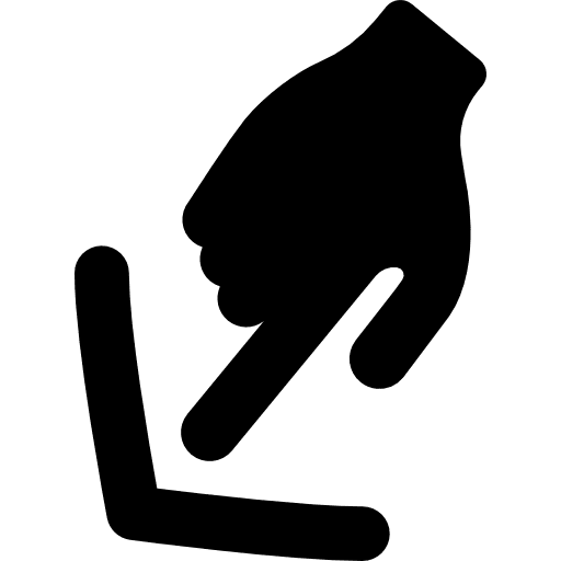 Pointin tool hands arrows hand icon