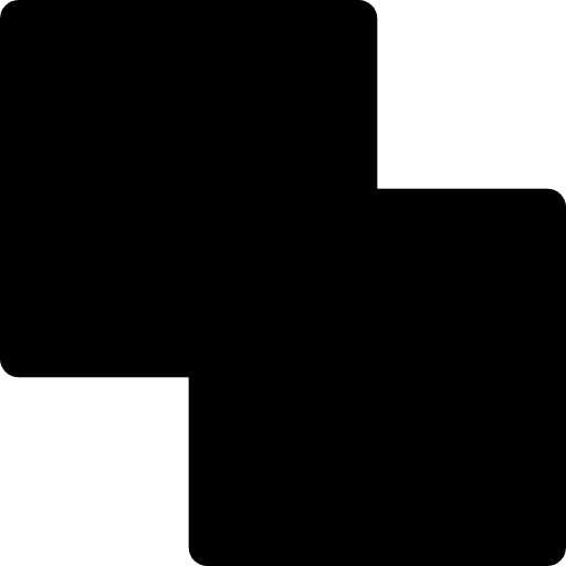 Unite squares layers geometric geometry icon