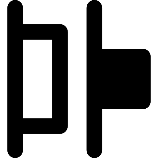 Align to right right align aligned right alignment icon