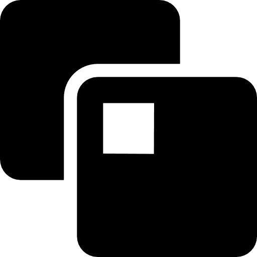 Exclude squares square tools graphics editor icon