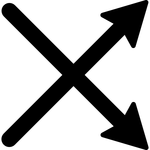 Cross arrows directional direction directional sign icon