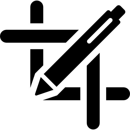 Pen crop pens writing tool graphics editor icon