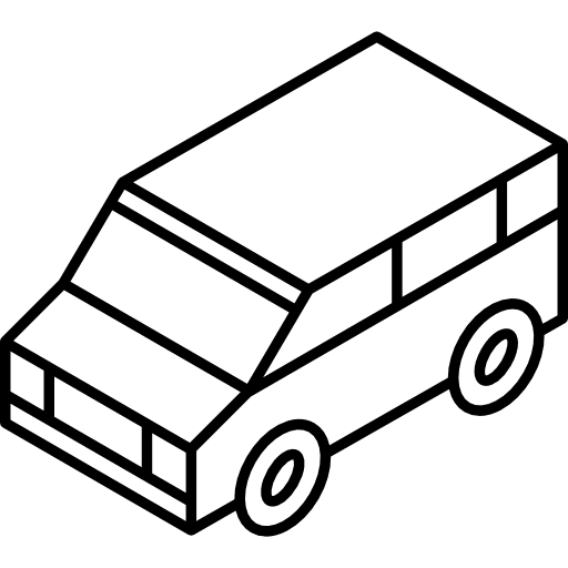 Minivan automobile car vehicle icon Minivan automobile car vehicle icon