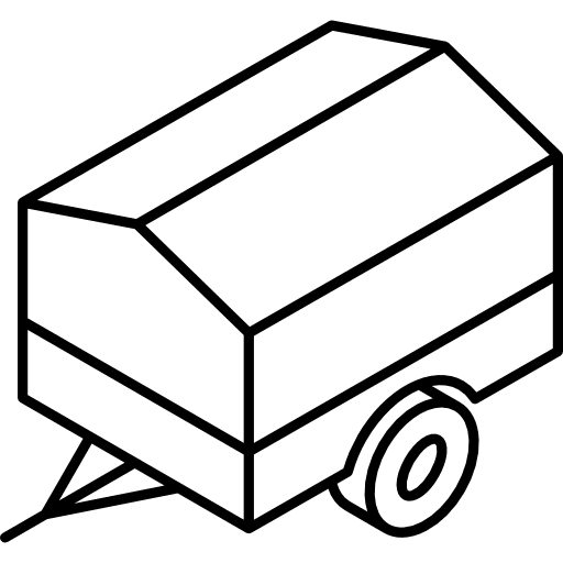 Trailer transport storage wheels icon Trailer transport storage wheels icon