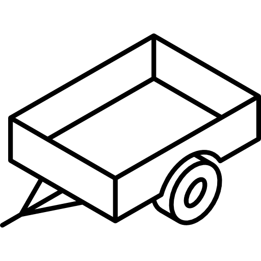 Trailer transport truck trucking icon