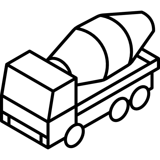 Concrete mixer truck transport vehicle trucking icon Concrete mixer truck transport vehicle trucking icon