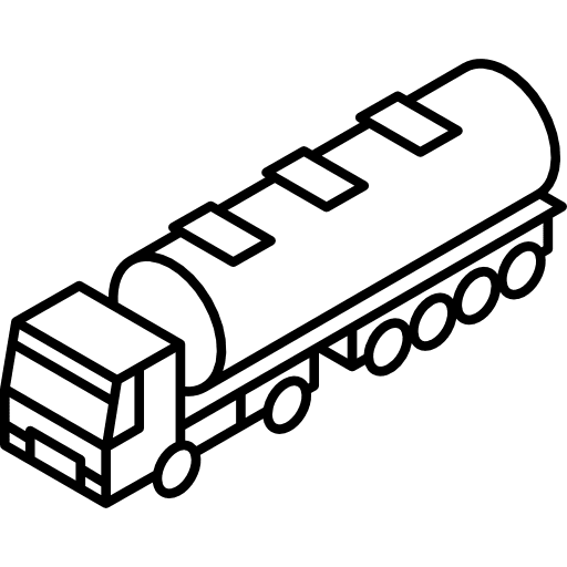 Gasoline tanker vehicle petrol automobile icon Gasoline tanker vehicle petrol automobile icon