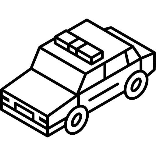 Police car automobile vehicle security icon Police car automobile vehicle security icon