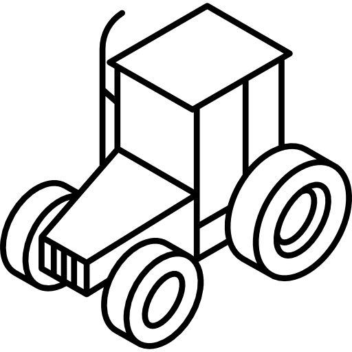 Tractor trucking transport farm icon Tractor trucking transport farm icon