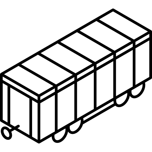 Wagon railway transport railroad icon Wagon railway transport railroad icon