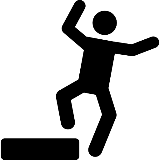 Falling security insurance falling icon