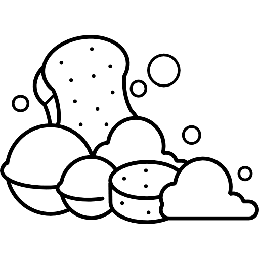 Bath salt bomb relax relaxing bathing icon Bath salt bomb relax relaxing bathing icon