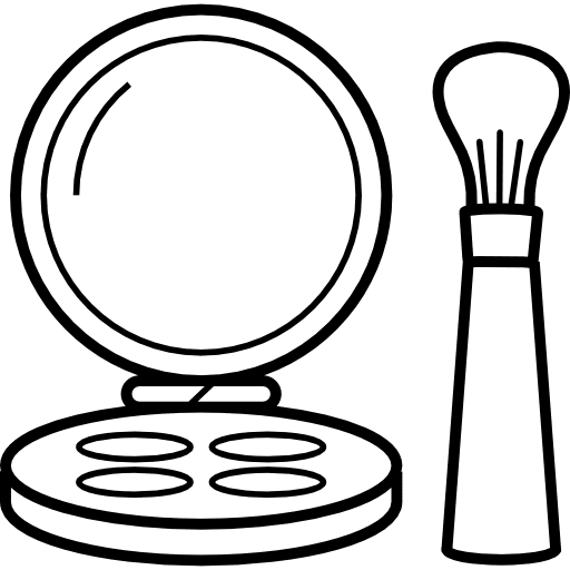 Blush blush grooming beauty salon icon Blush blush grooming beauty salon icon