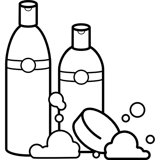 Gel shower bathroom healthcare and medical icon