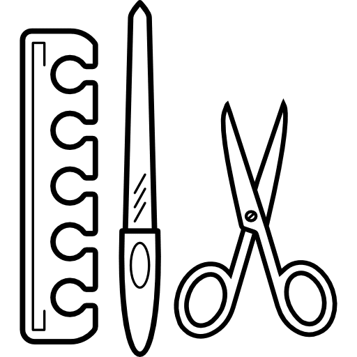 Nail grooming cut beauty icon