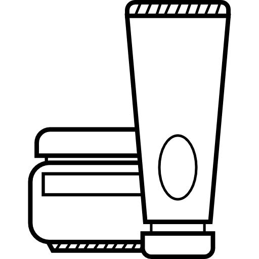 Cream dermathology cream beauty salon icon Cream dermathology cream beauty salon icon