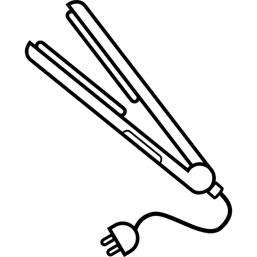 Hair straightener grooming beauty salon hair straightener icon Hair straightener grooming beauty salon hair straightener icon