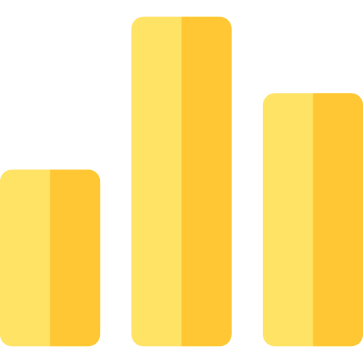 Bar chart stats bars chart business icon