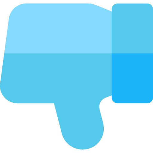 Dislike hands and gestures finger gestures icon