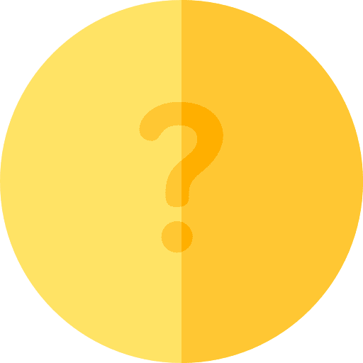 Doubt help seo and web question icon