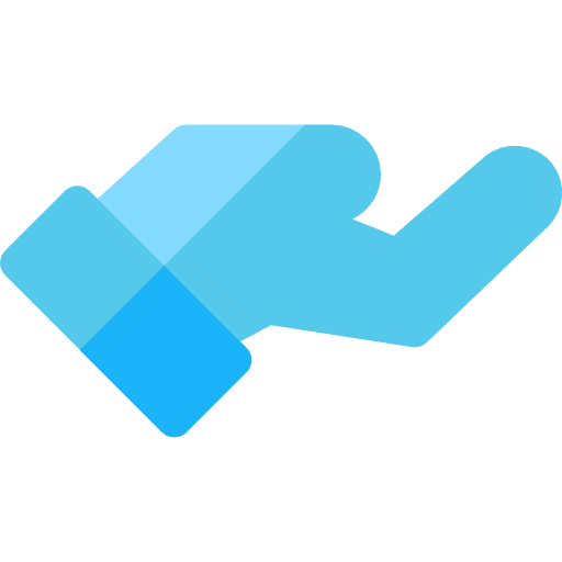 Gestures open gestures hand icon