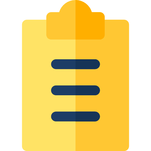 Clipboard interface clipboard paper icon