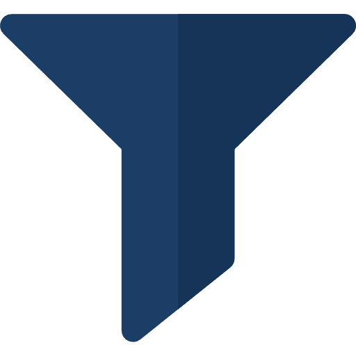 Filter tool funnel filter icon