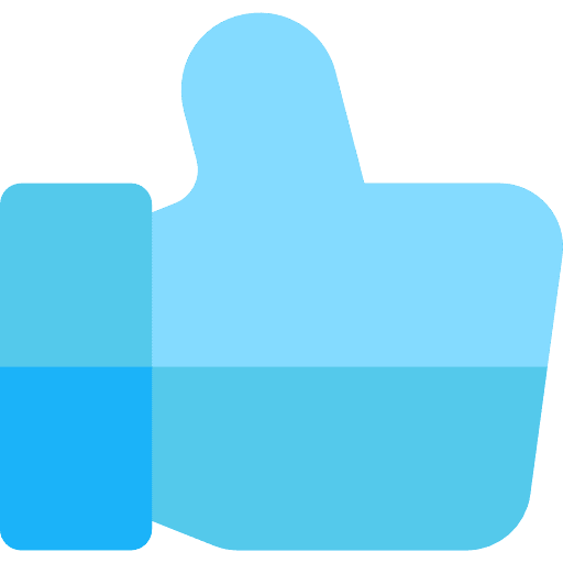 Like facebook like gestures hands icon