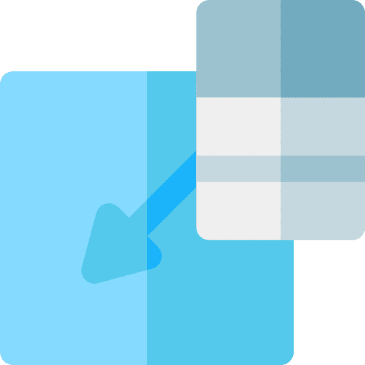 Spreadsheet insert interface column icon