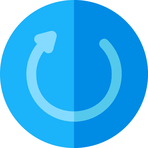 Left arrow change back return icon