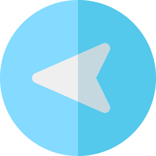 Left arrow navigation seo and web direction icon