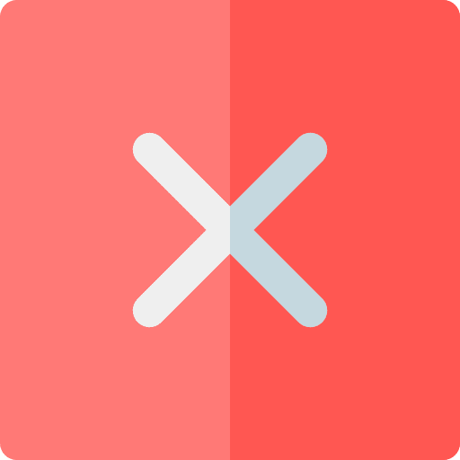 Interface cross delete remove icon