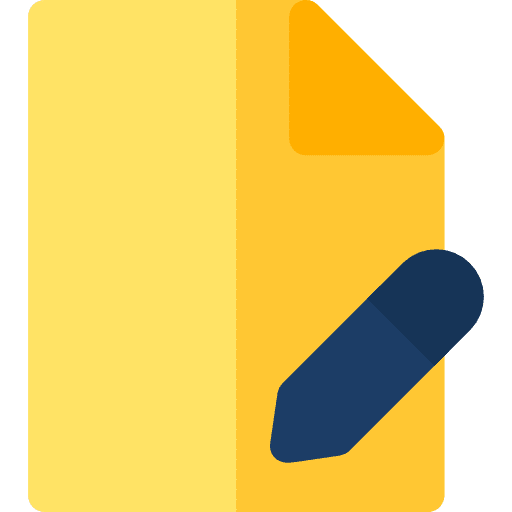 Pencil edit interface text icon