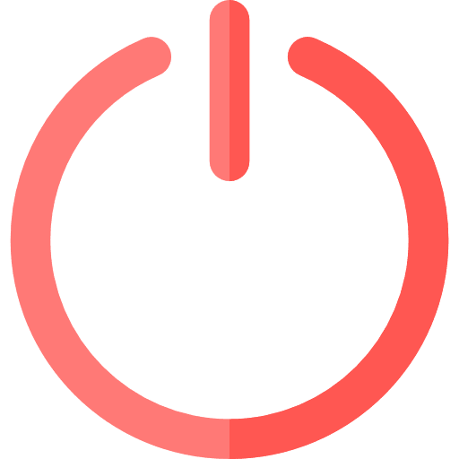 Power button ui multimedia option power button icon