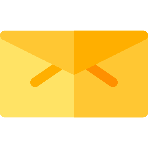 Email communications interface mail icon