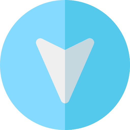 Navigation arrow location navigation icon